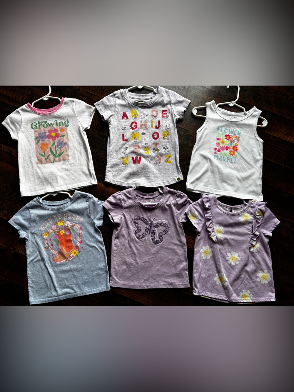 Children's Purple Butterfly Tee - Brand: (unspecified)